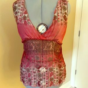 Semi Sheer sleeveless top